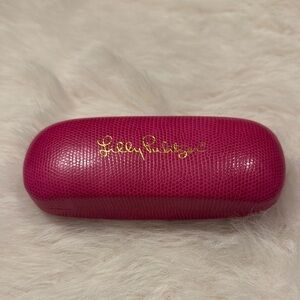 Lilly Pulitzer Pink Glasses Case pre-owned.